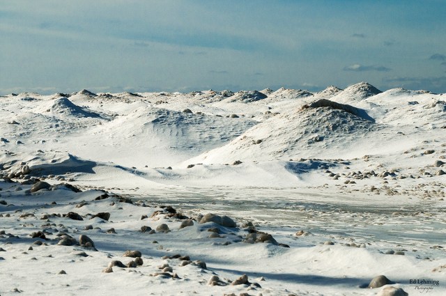 "Mountain Range III" - Lake Huron Winter Shores