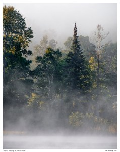 “Misty Morning on Marble Lake”
