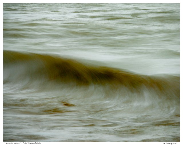 “November Waves” - Point Clarke, Ontario