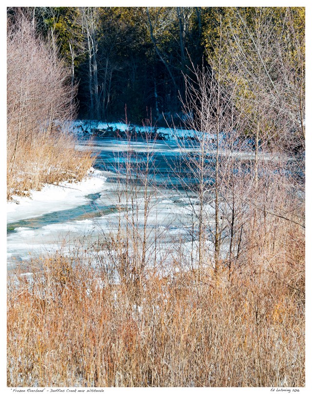 “Frozen Riverbend” - Duffins Creek near Whitevale