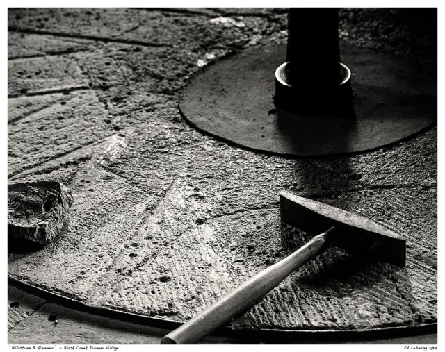 Millstone and Hammer - Black Creek Pioneer Village
