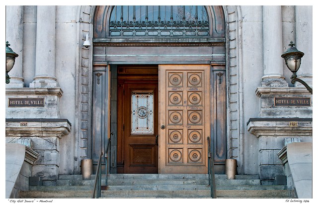“City Hall Doors” - Montreal