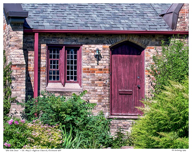 “Old Side Door” - St. Mary’s Anglican Church, Richmond Hil