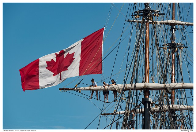 “On the Ropes” - Tall Ships at Bath, Ontario
