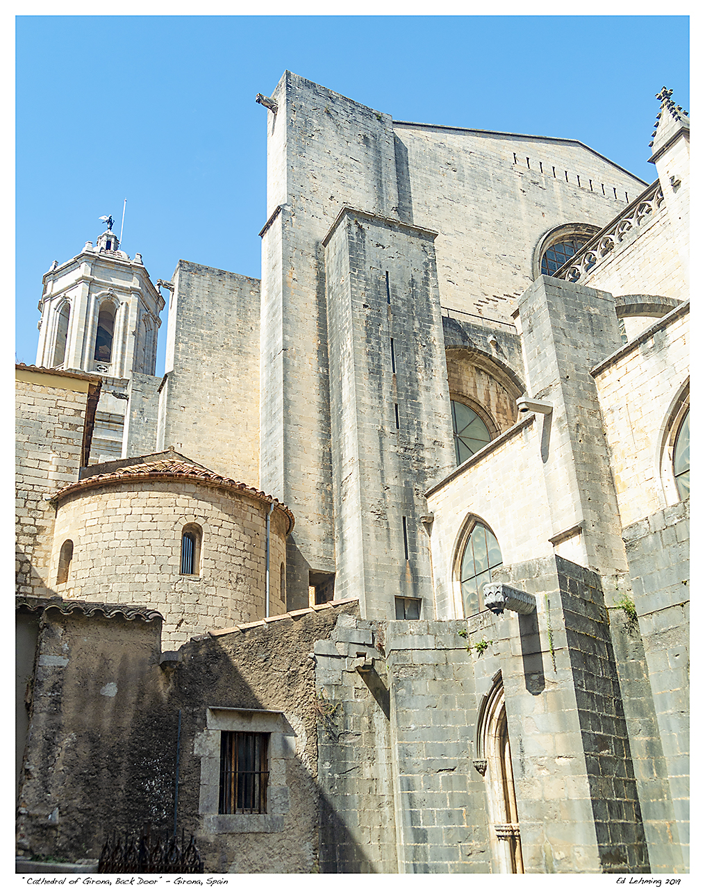 “Cathedral of Girona, Back Door” - Girona, Spain