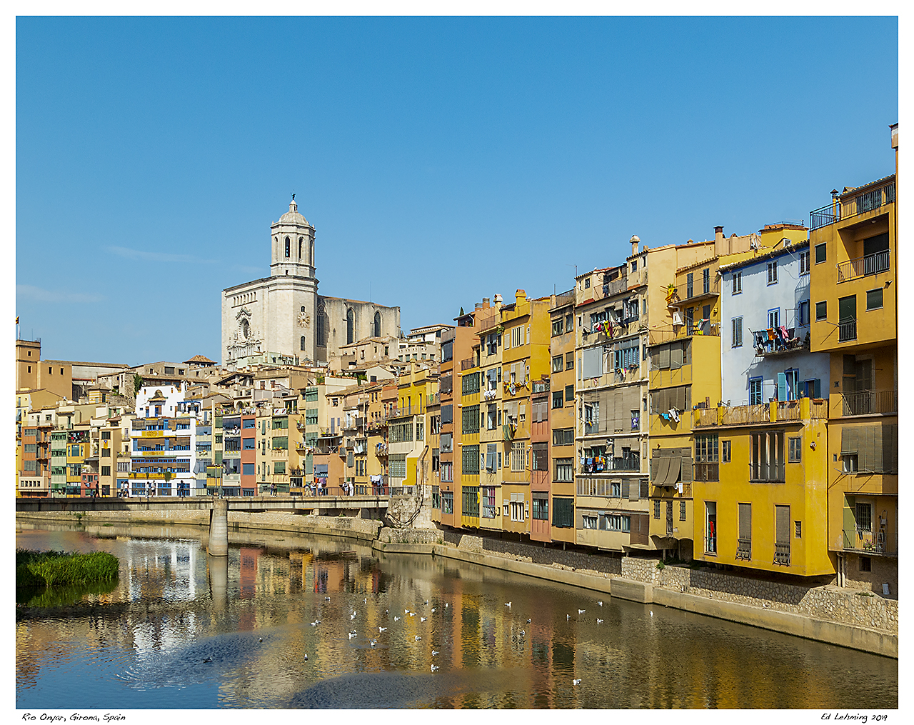 Rio Onyar, Girona, Spain