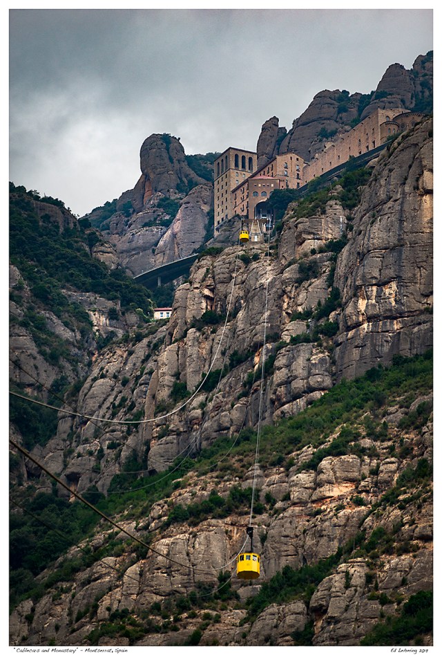 “Cablecars and Monastary” - Montserrat, Spain